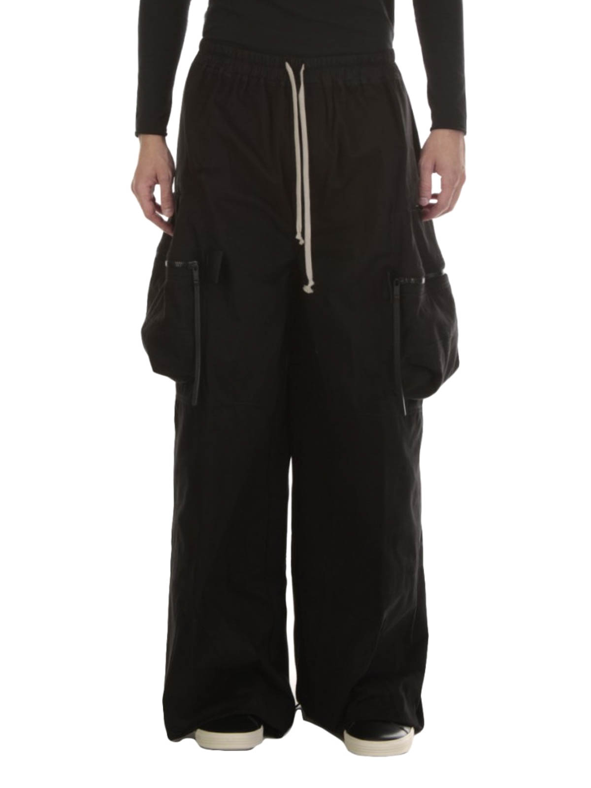 Rick Owens Hun - Cotton oversized cargo pants - casual trousers ...