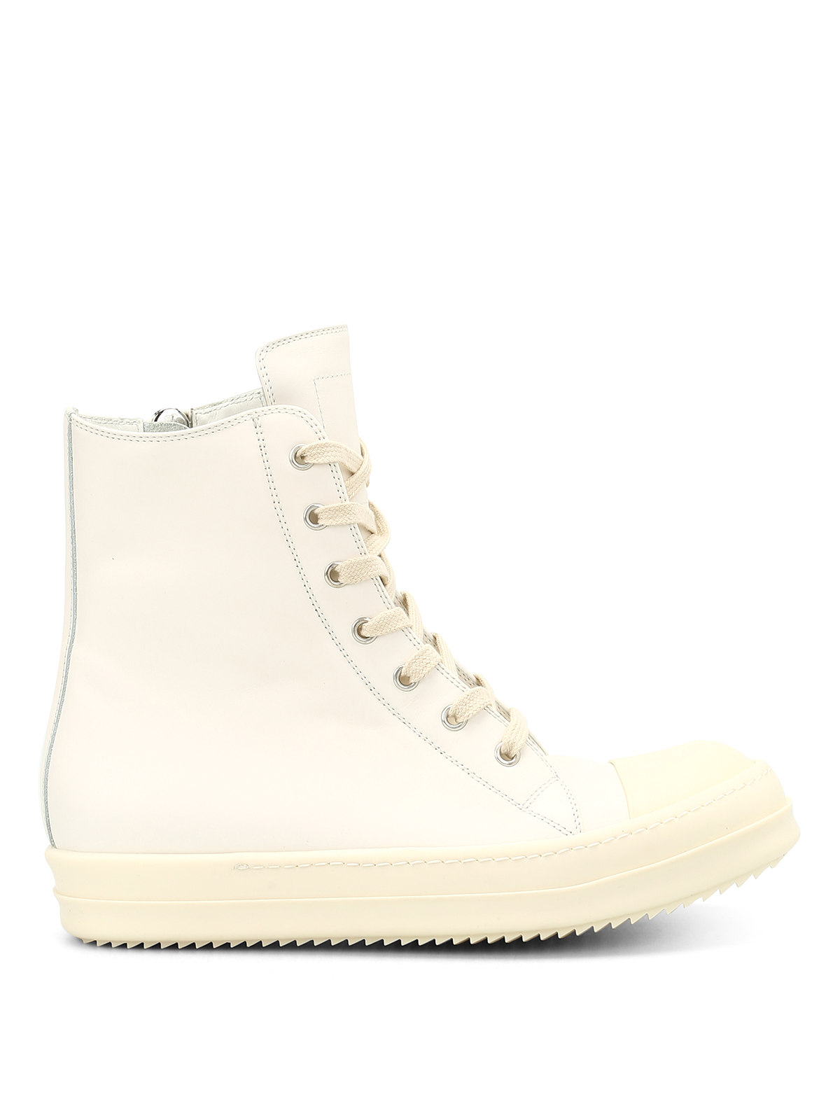 rick owens leather high top