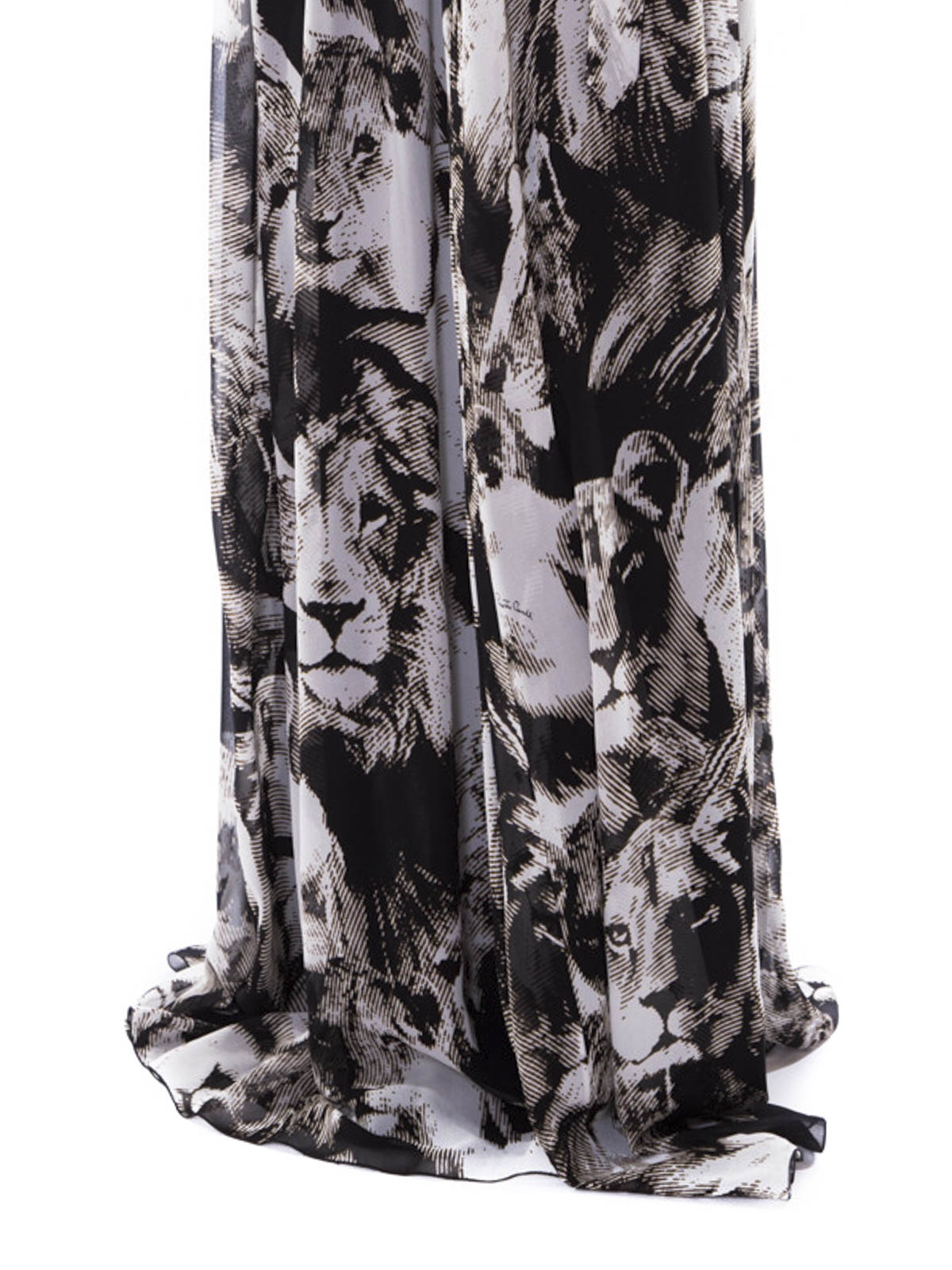Long skirts Roberto Cavalli - Pleated silk maxi skirt - CWT316GF80804042