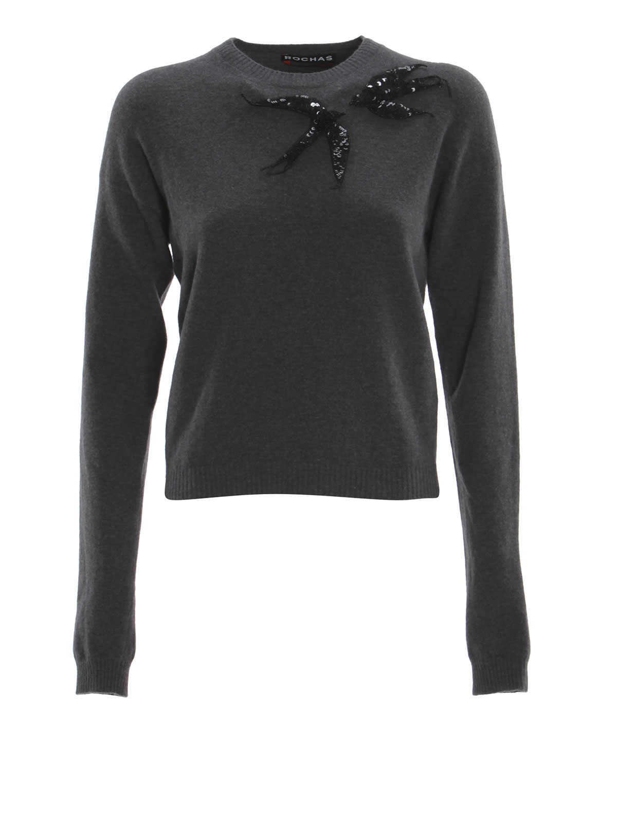 Mcq swallow maglione con rondini - nero farfetch senza cappuccio neri -  Stileo.it