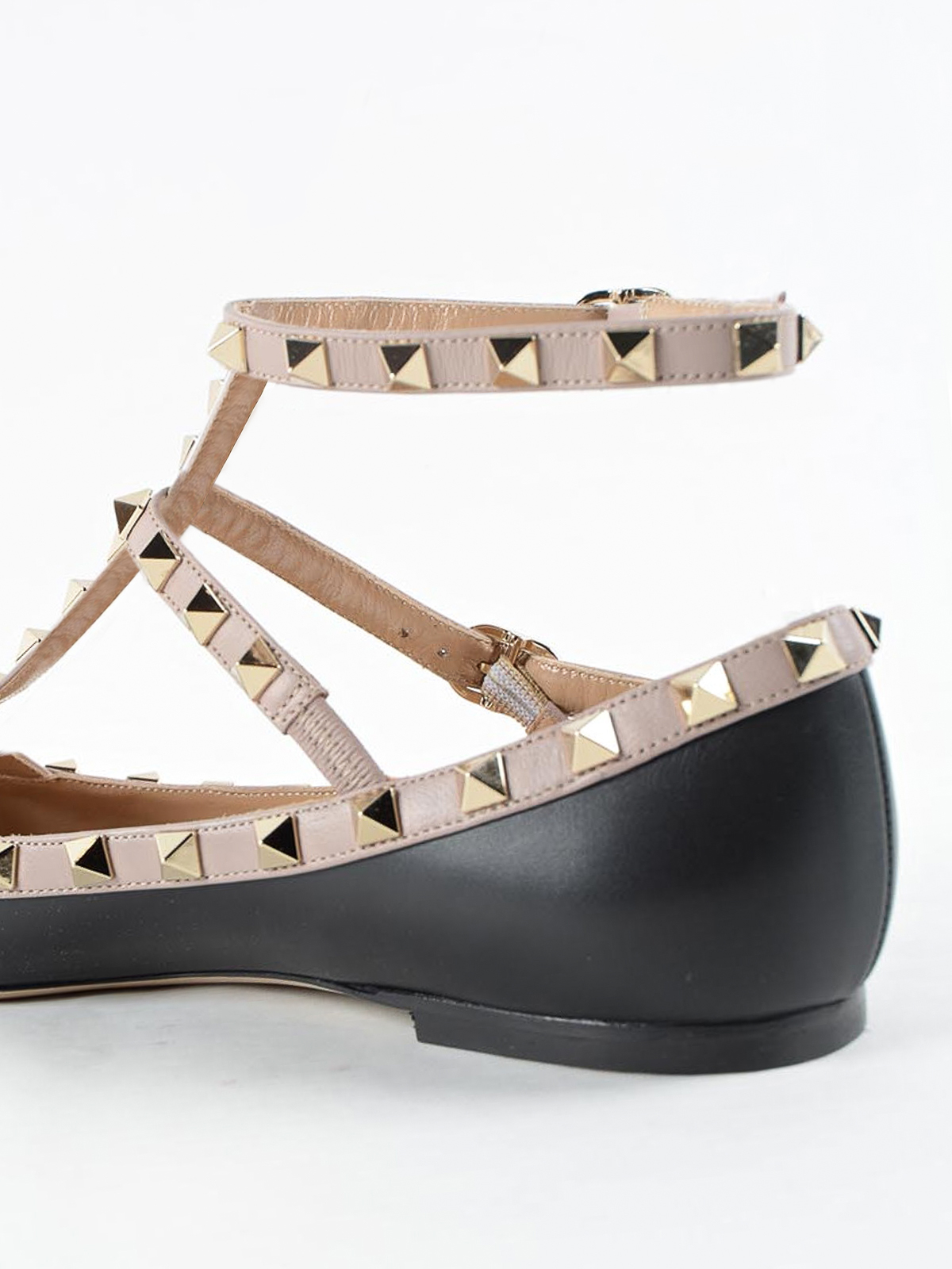 valentino garavani rockstud flat shoes