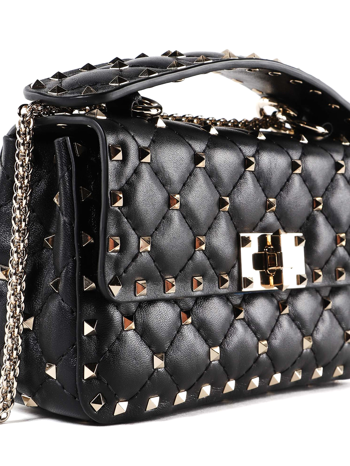 Door manipuleren Defecte Cross body bags Valentino Garavani - Rockstud Spike black medium cross body  bag - RW2B0123NAP0NO