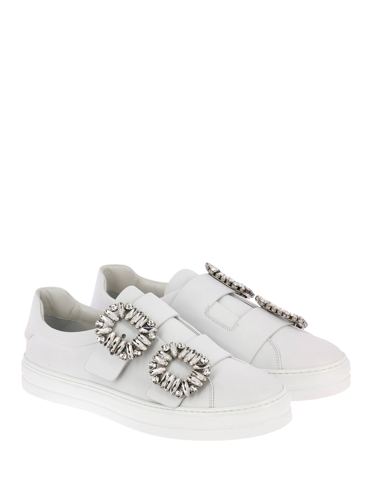 Womens Shoes Trainers Low-top trainers Roger Vivier Sneakers in White 