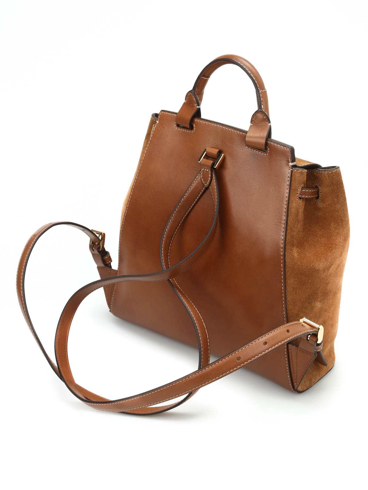 Backpacks Michael Kors - Romy suede and leather backpack -  30S6GRUB2SDKCARAMEL