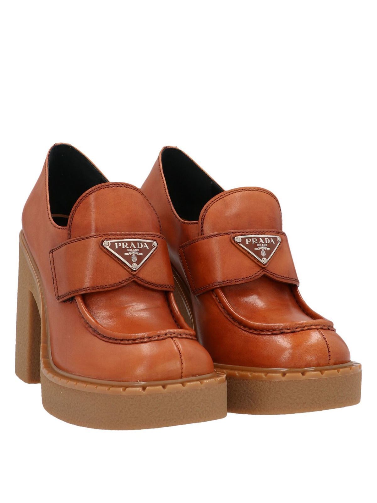 prada terracotta shoes