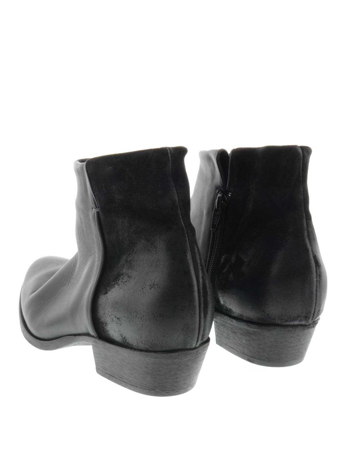 Ankle boots Elena Iachi - Roxana leather ankle boots - A2393NERO