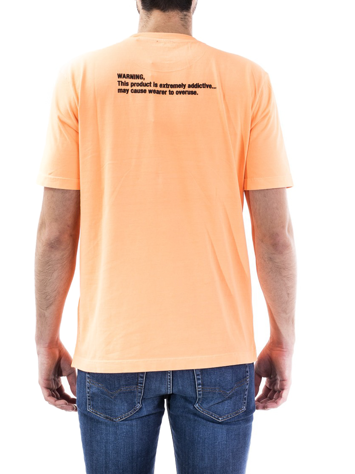 Uitscheiden Een bezoek aan grootouders Ijsbeer T-shirts Diesel - Rubber print cotton T-shirt - 00SEG40CAYW3AY | iKRIX.com