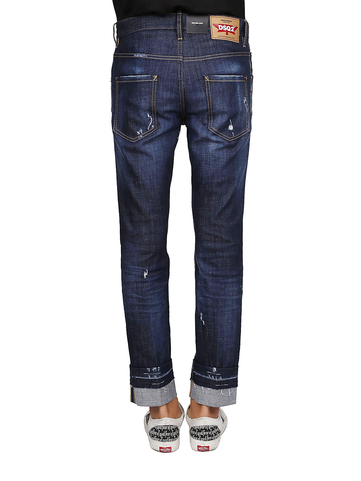 Dsquared2 - Run Dan jeans with turned 