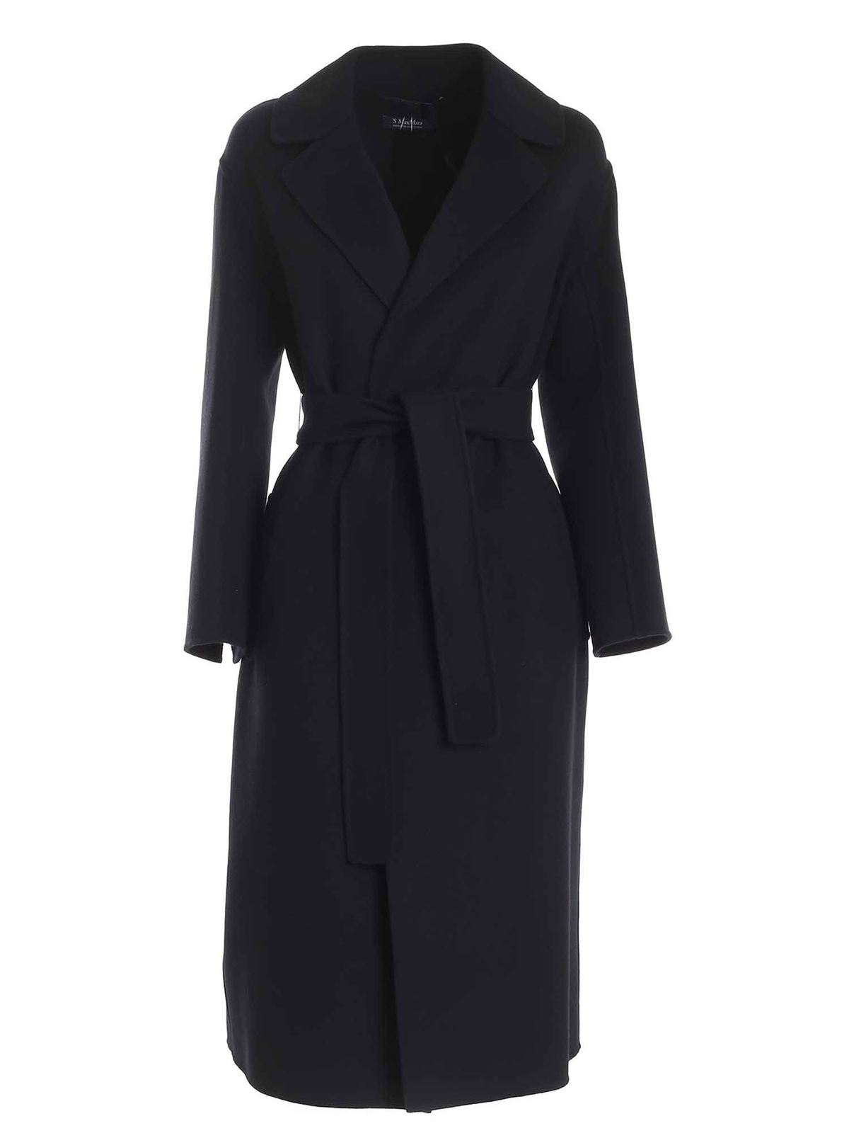 Long coats S Max Mara - Lugano coat in black - 90160909000013 | iKRIX.com