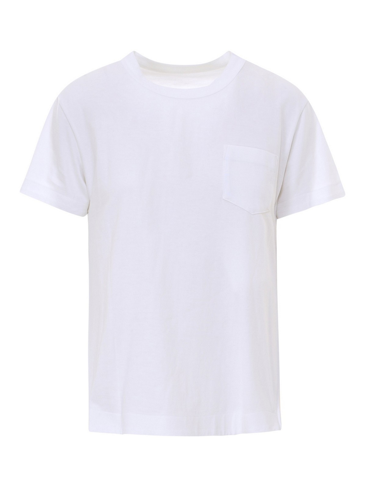 T-shirts Sacai - Breast pocket T-shirt - SCW025101 | Shop online at iKRIX