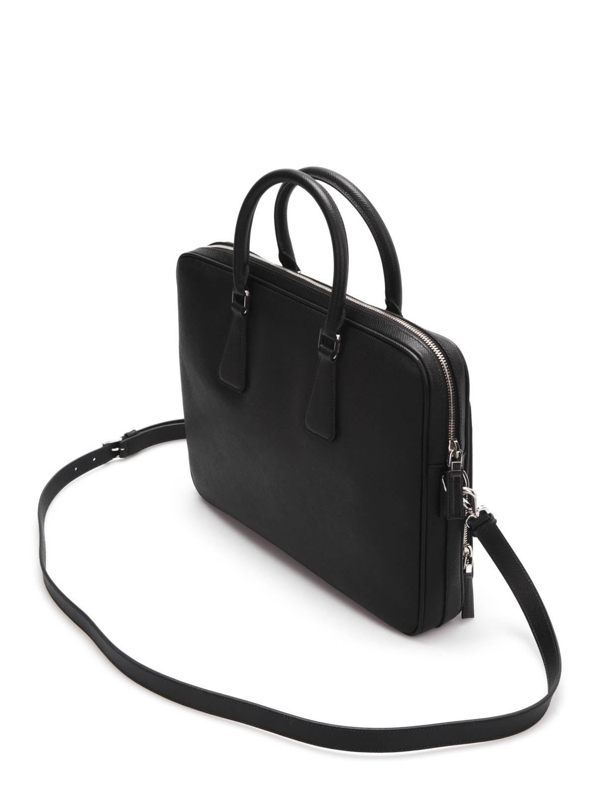 Saffiano leather briefcase by Prada laptop bags & briefcases iKRIX