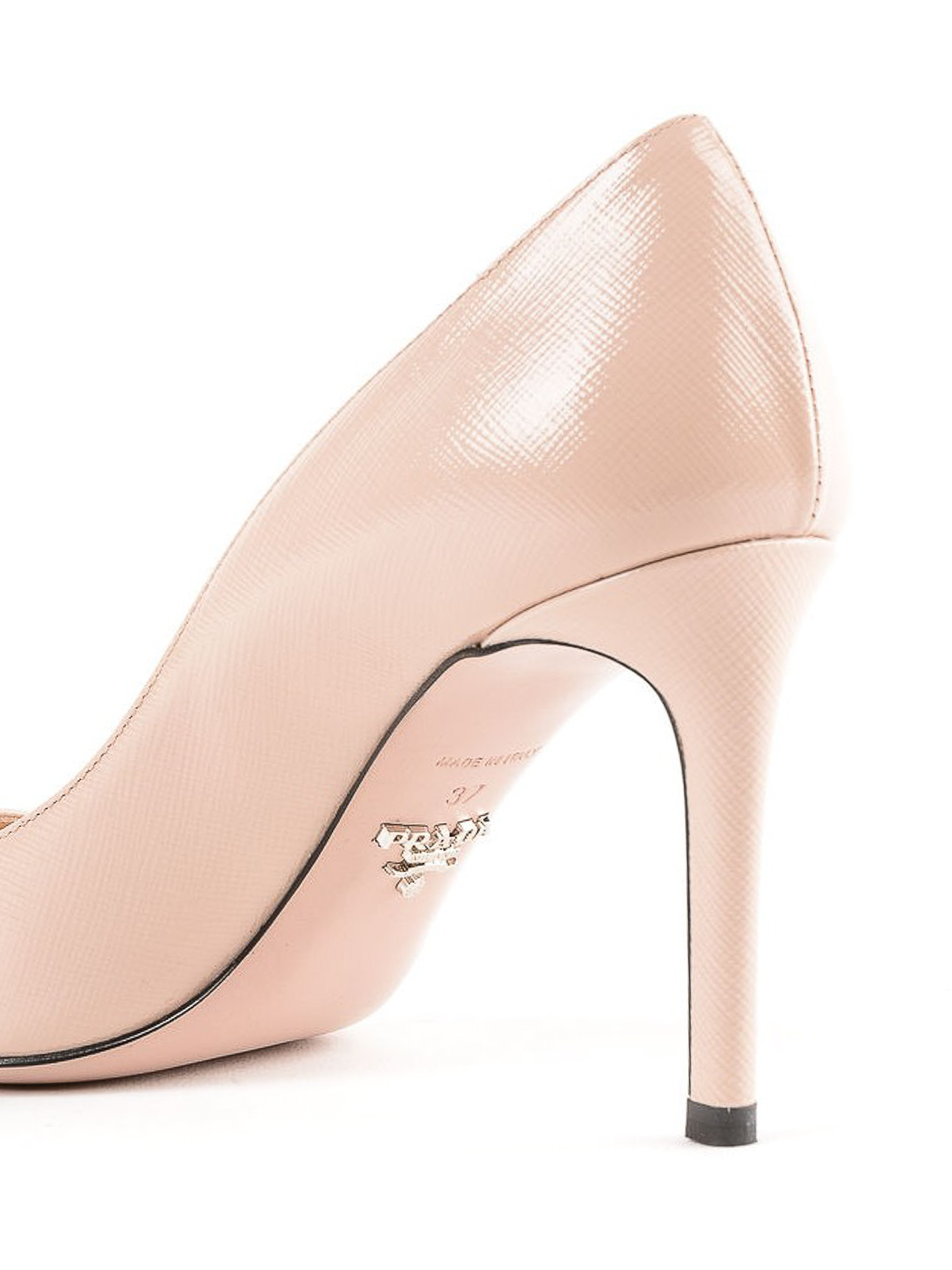 Court shoes Prada - Saffiano patent leather pointy pumps - 1I715I3A9S236