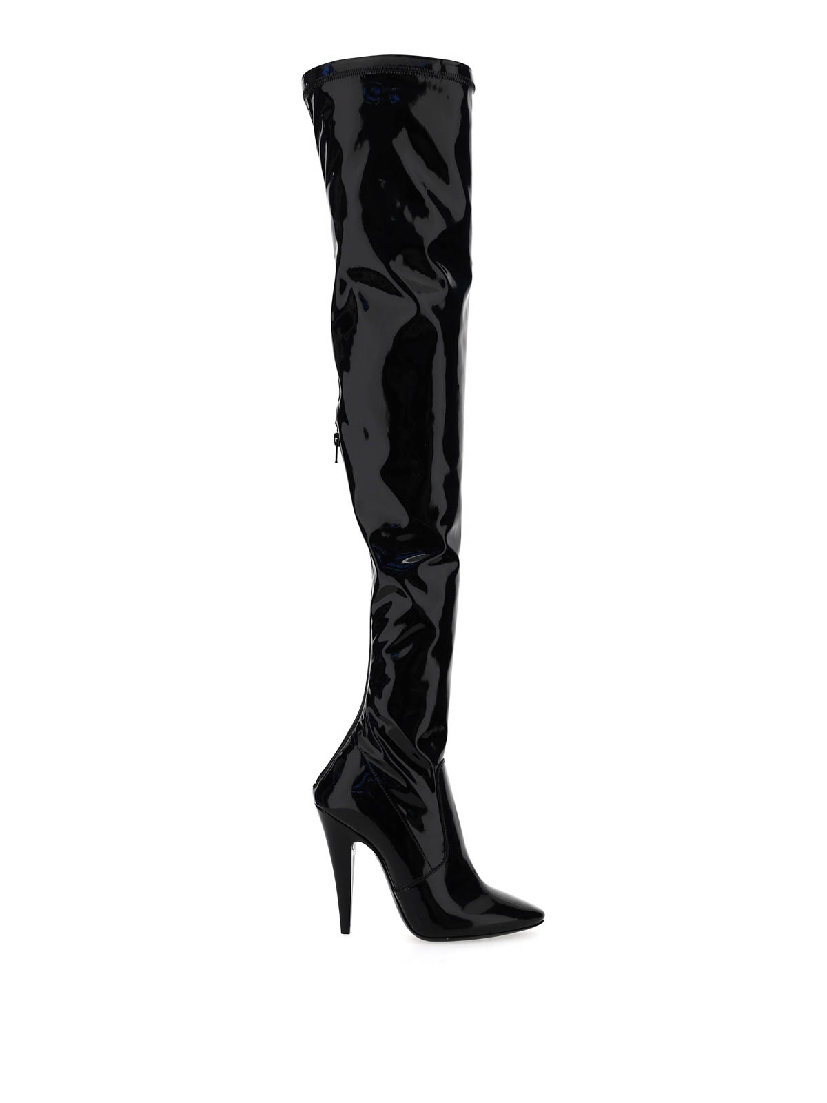 saint laurent aylah over the knee boots