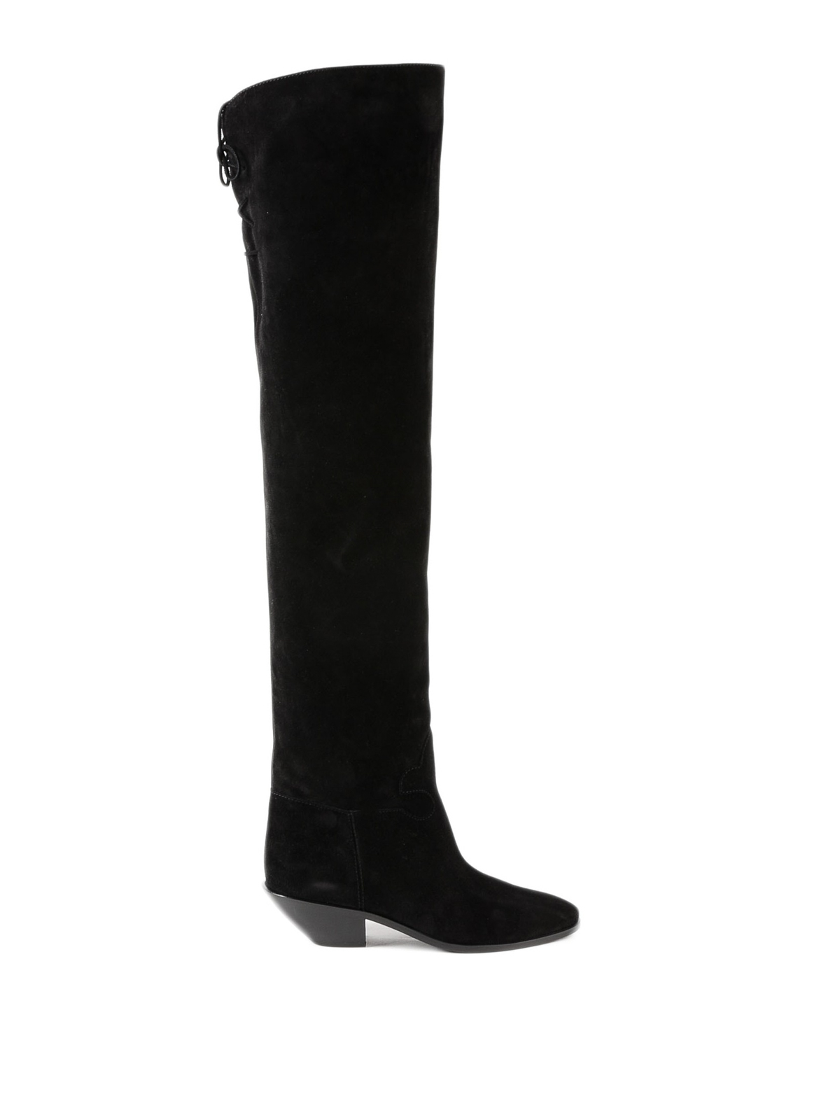 saint laurent suede booties