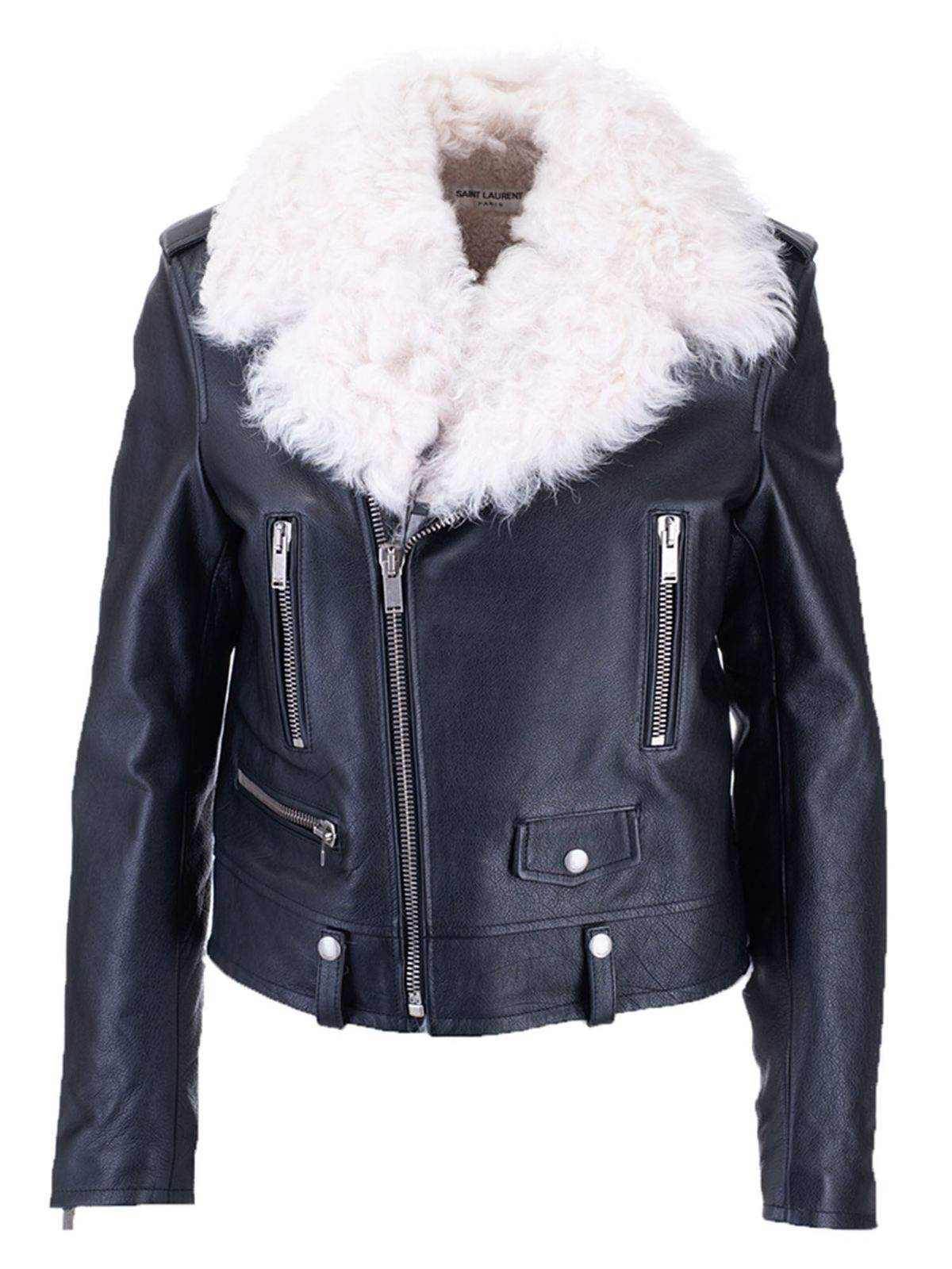 saint laurent shearling leather jacket