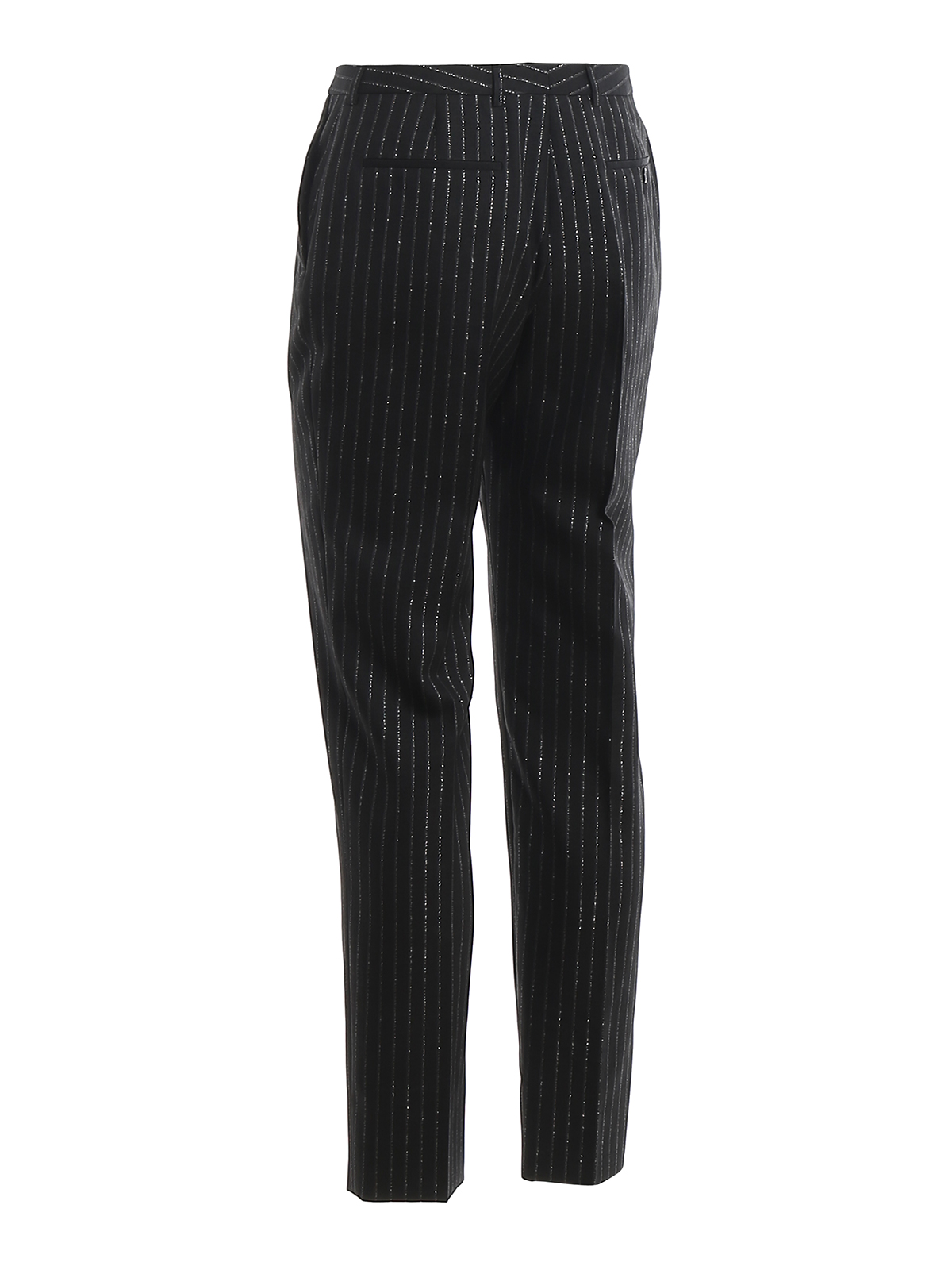 pinstripe casual trousers