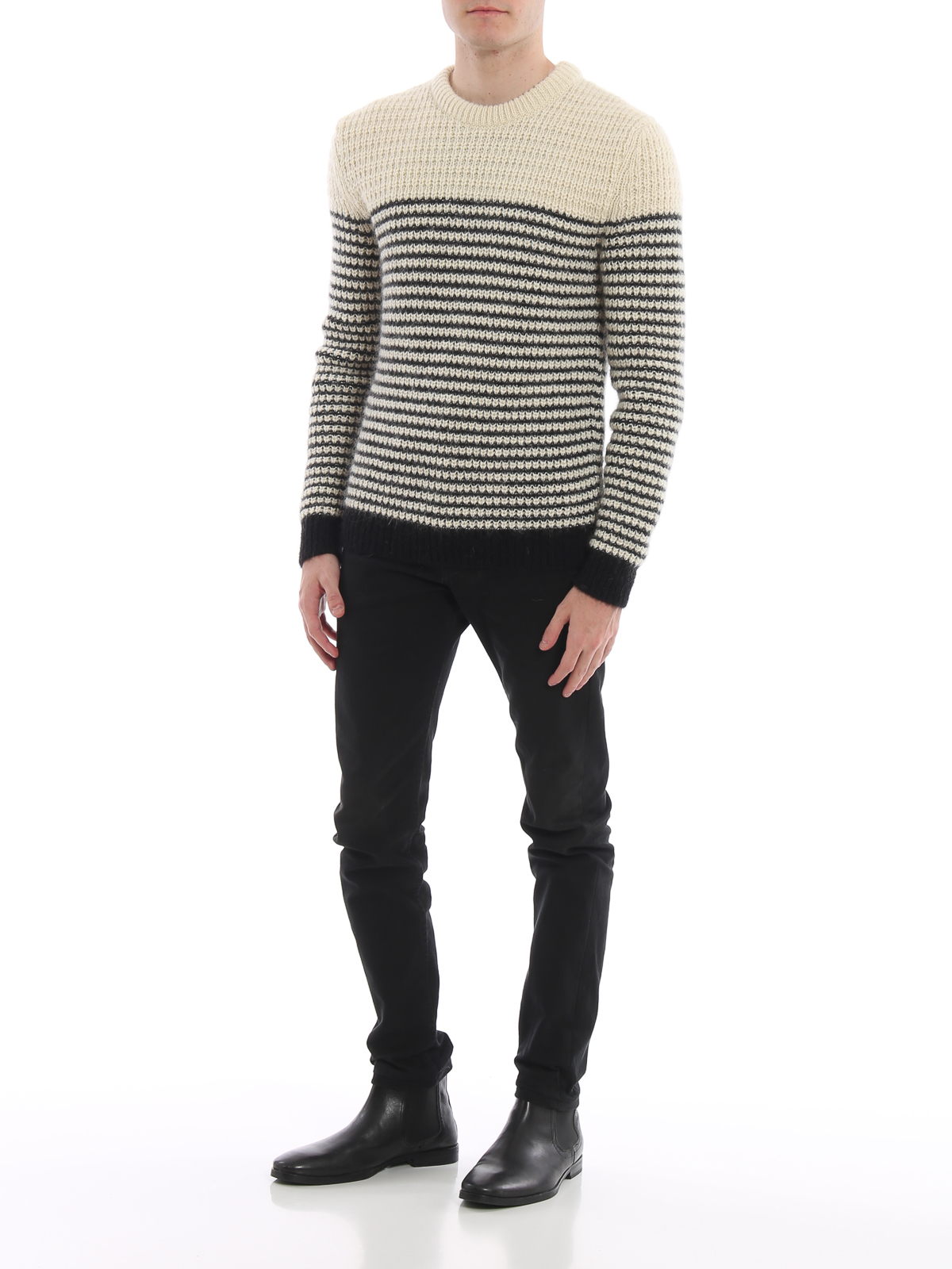 saint laurent striped sweater