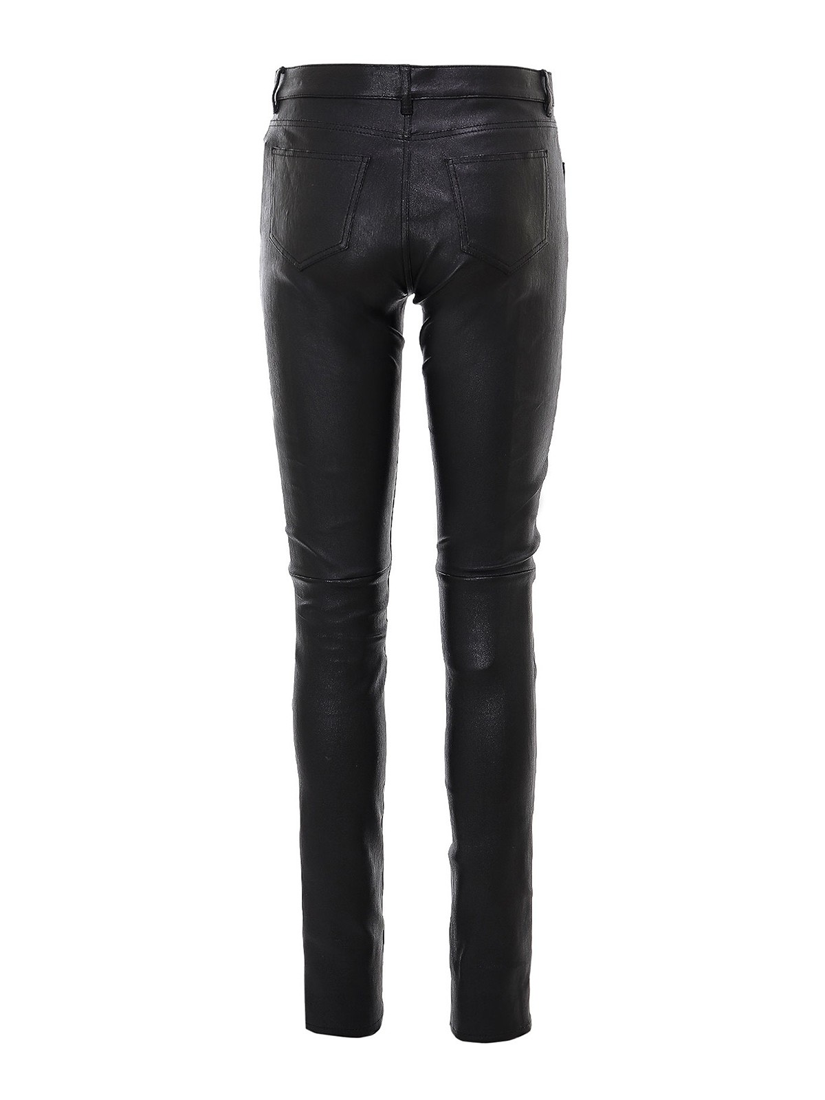 Leather trousers Saint Laurent - Leather skinny trousers - 496409Y5RG21000