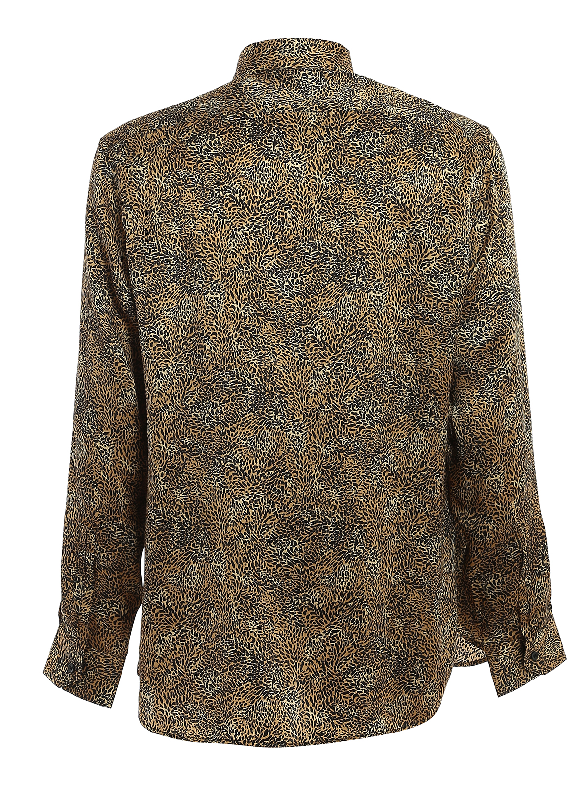 saint laurent leopard shirt