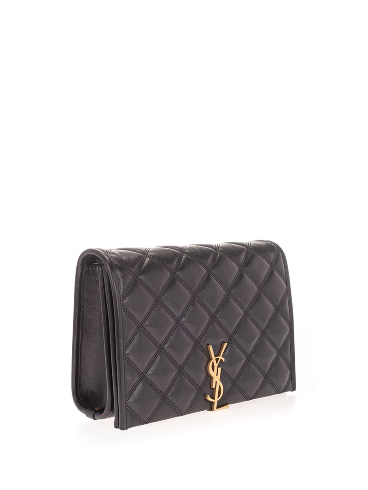 Borse a spalla Saint Laurent - Borsa Becky piccola nera - 6507691D3191000