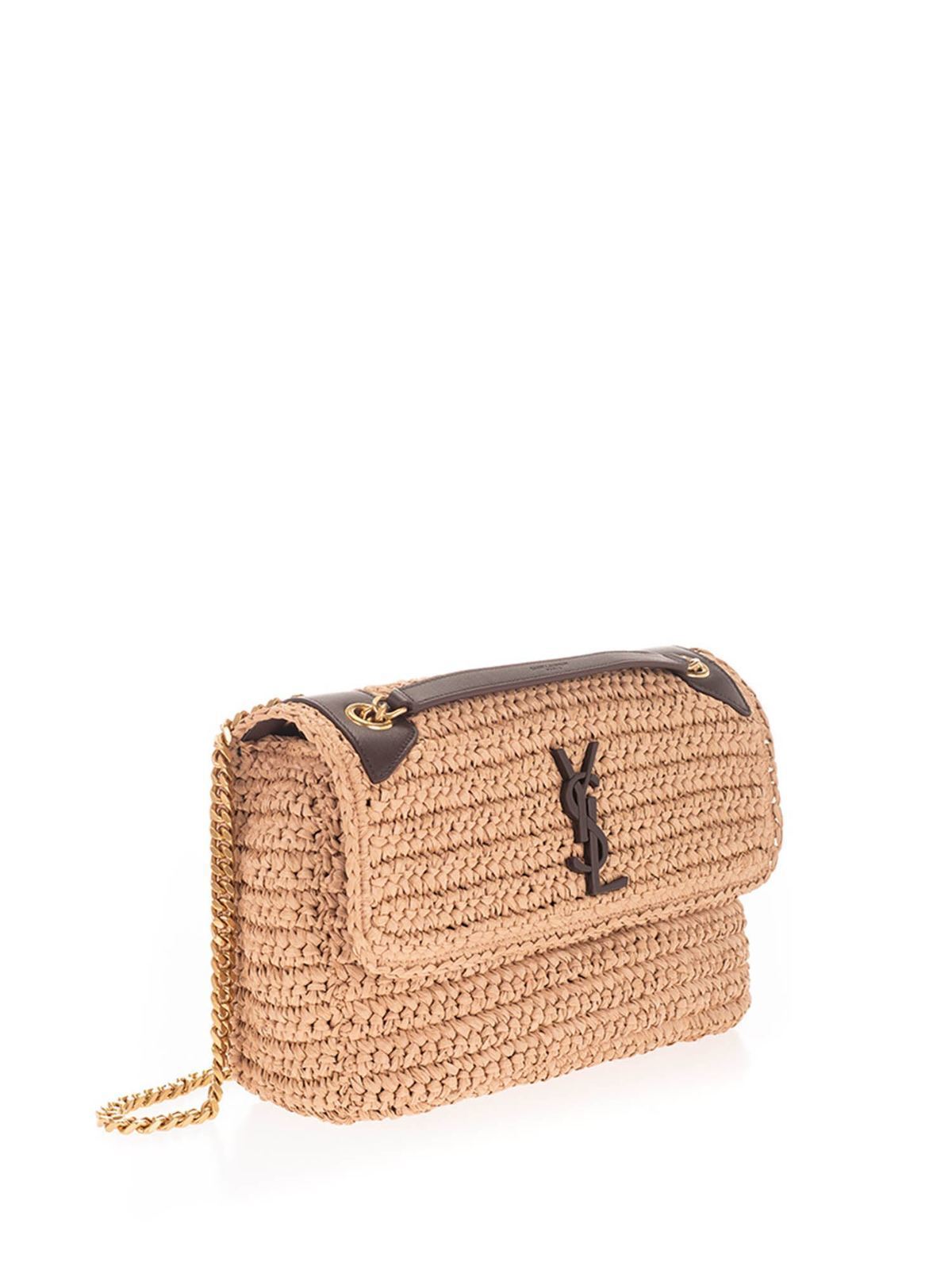 Ysl woven online bag