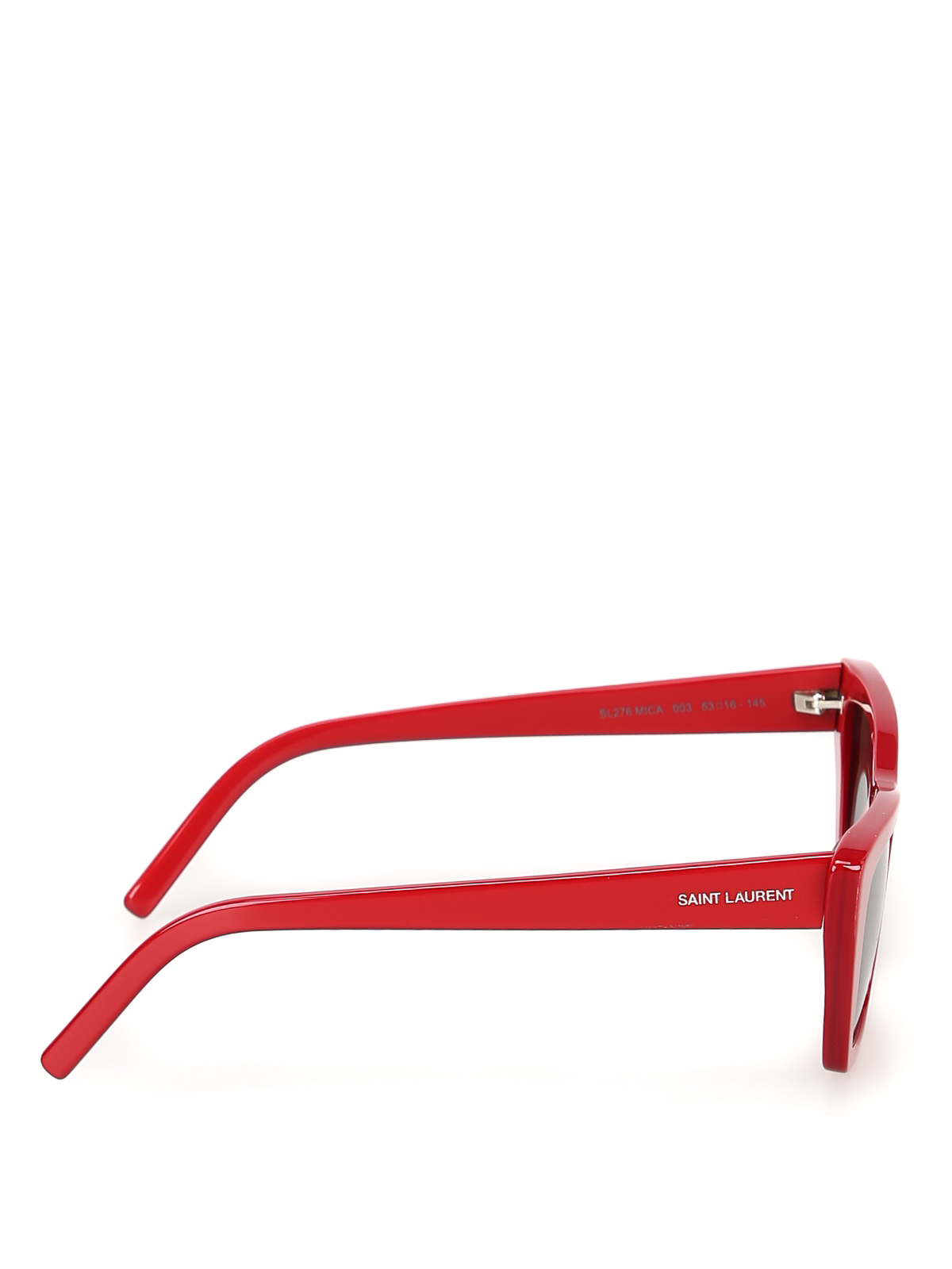 matte red sunglasses