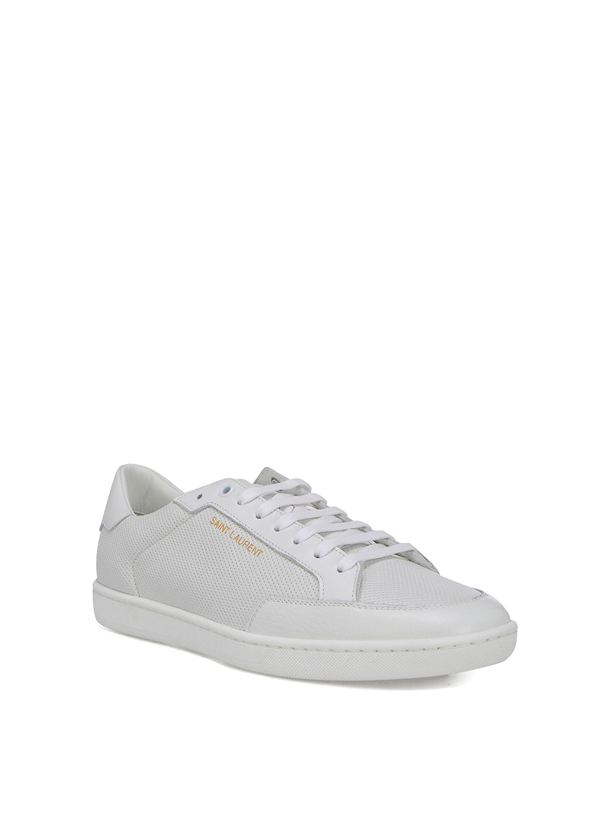 Saint Laurent - Drilled leather sneakers - trainers - 6032231JZ109030