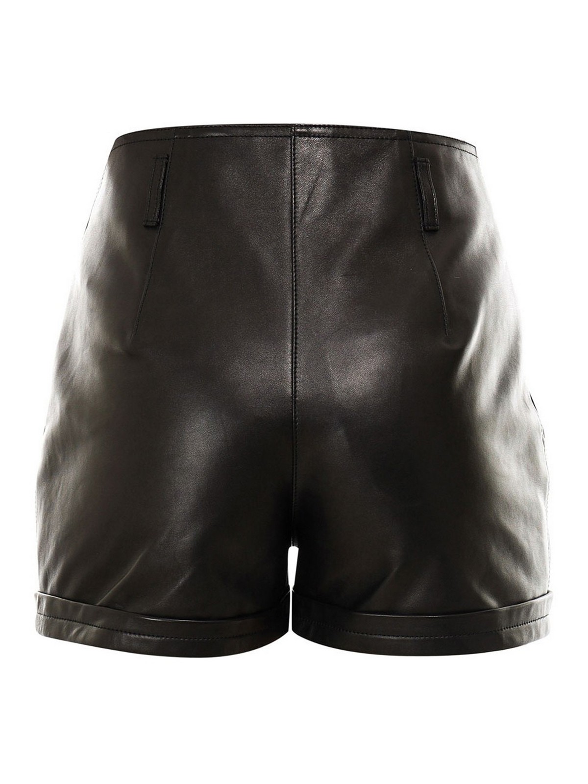 Leather trousers Saint Laurent - Leather shorts - 630200YC2ZZ1000