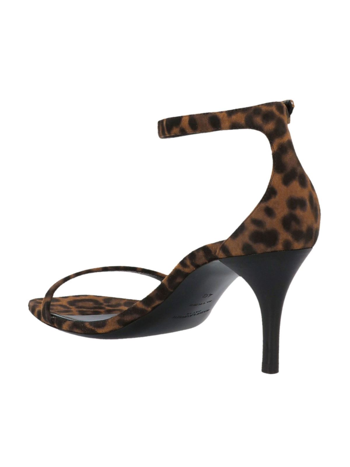 saint laurent leopard sandals