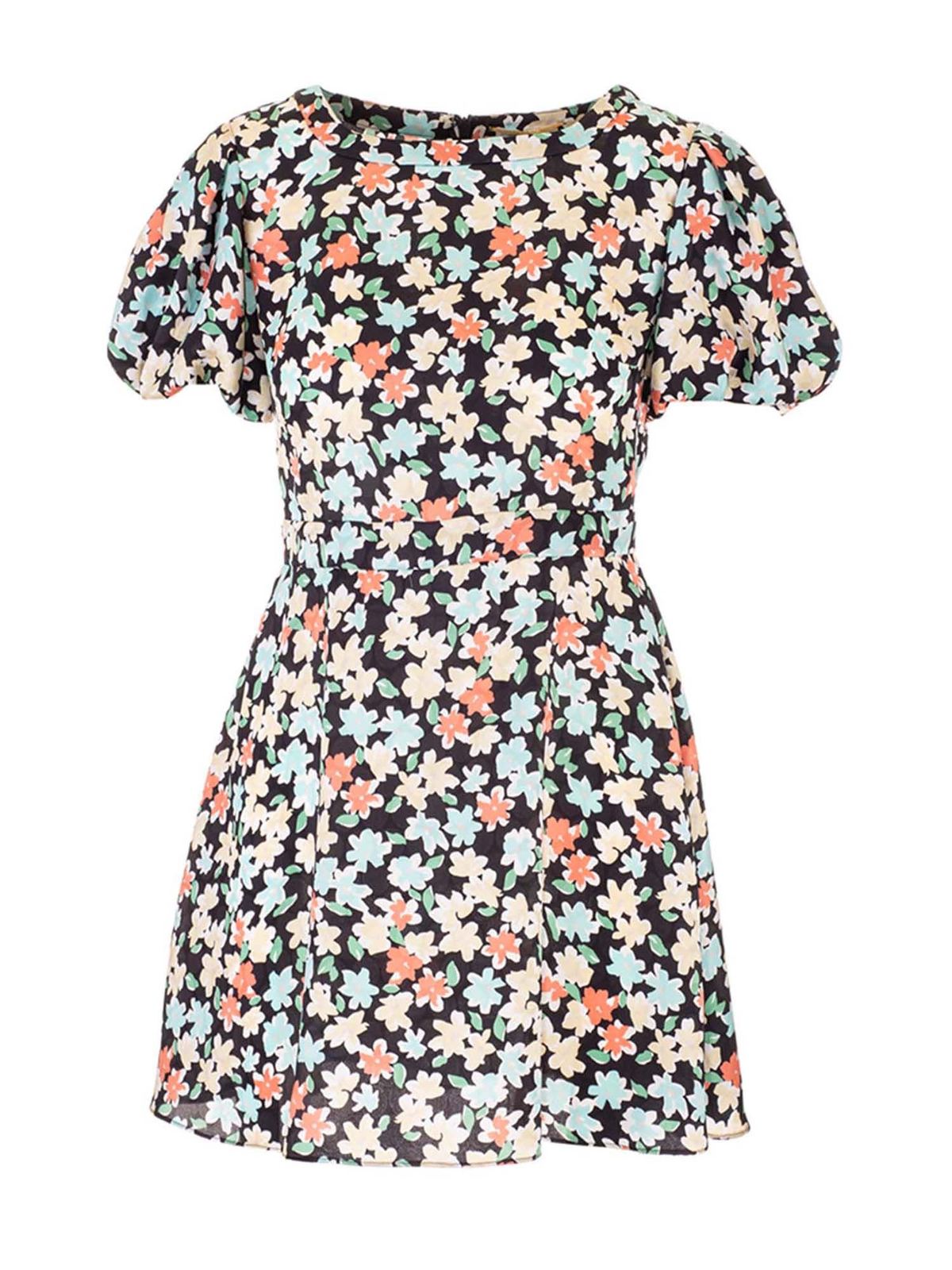 saint laurent flower dress