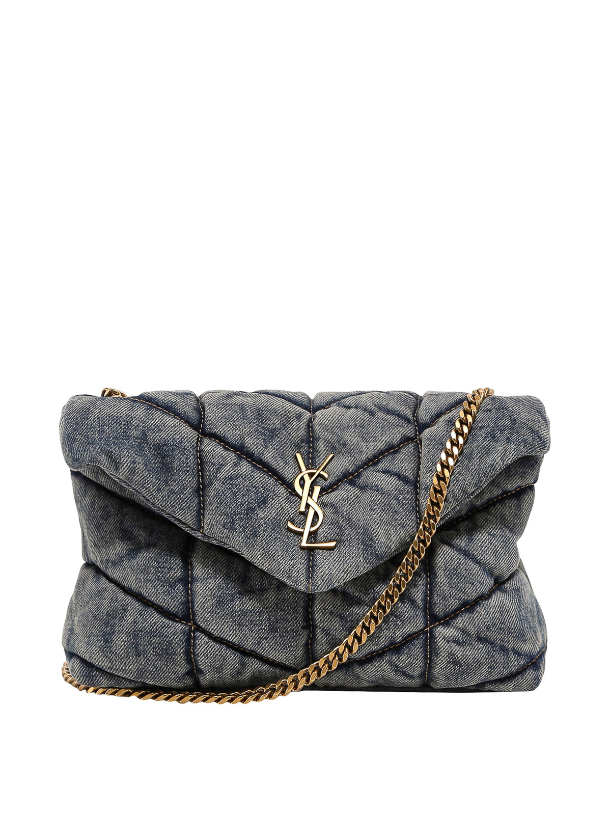 ysl denim crossbody