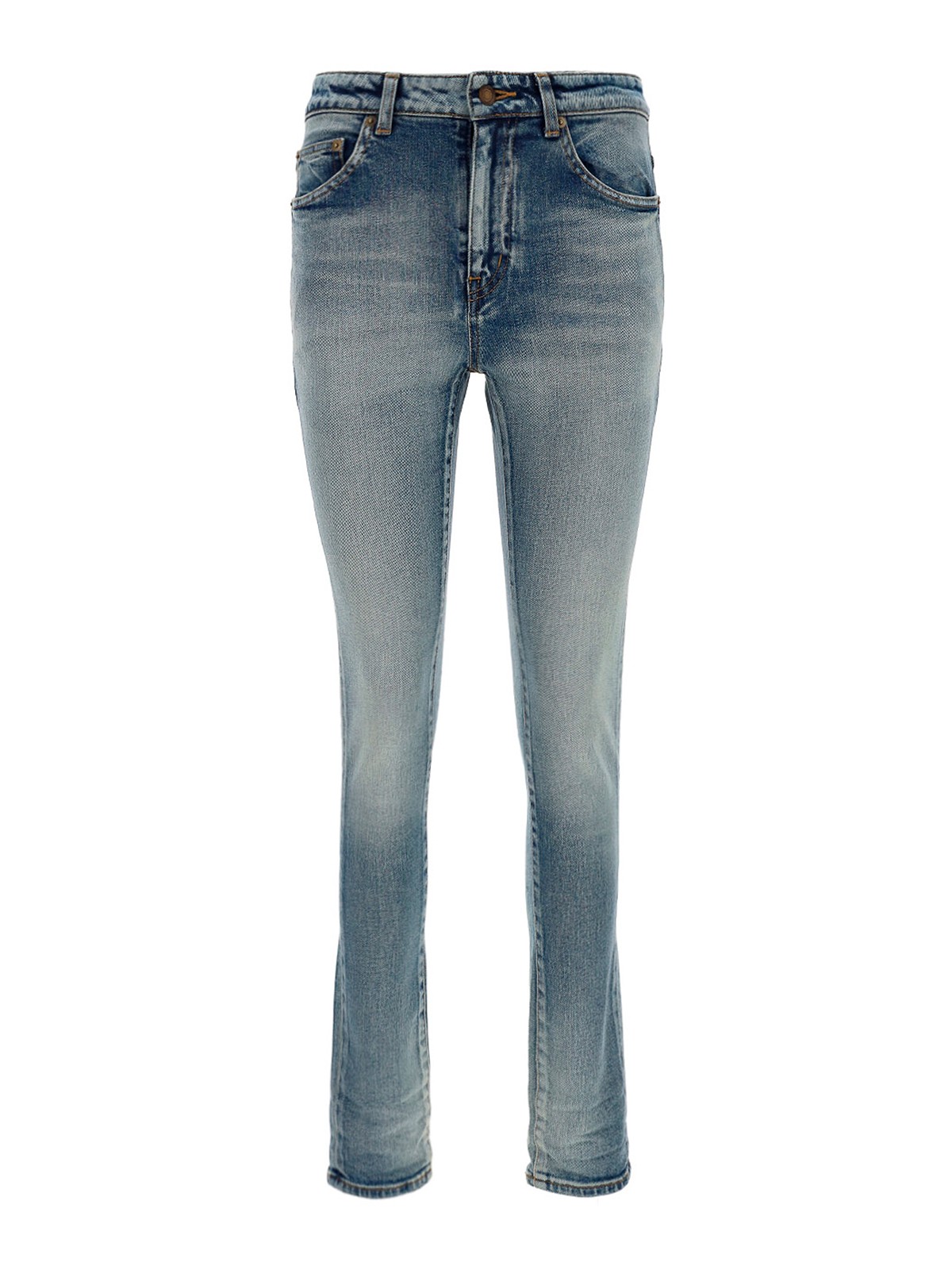 SAINT LAURENT Skinny jeans VINTAGE EFFECT SKINNY JEANS