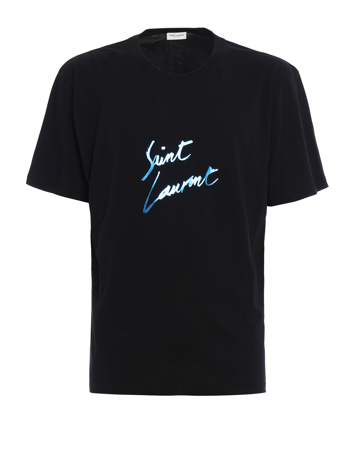T-shirts Saint Laurent - T-shirt with printed signature - 480406YB1GN1044