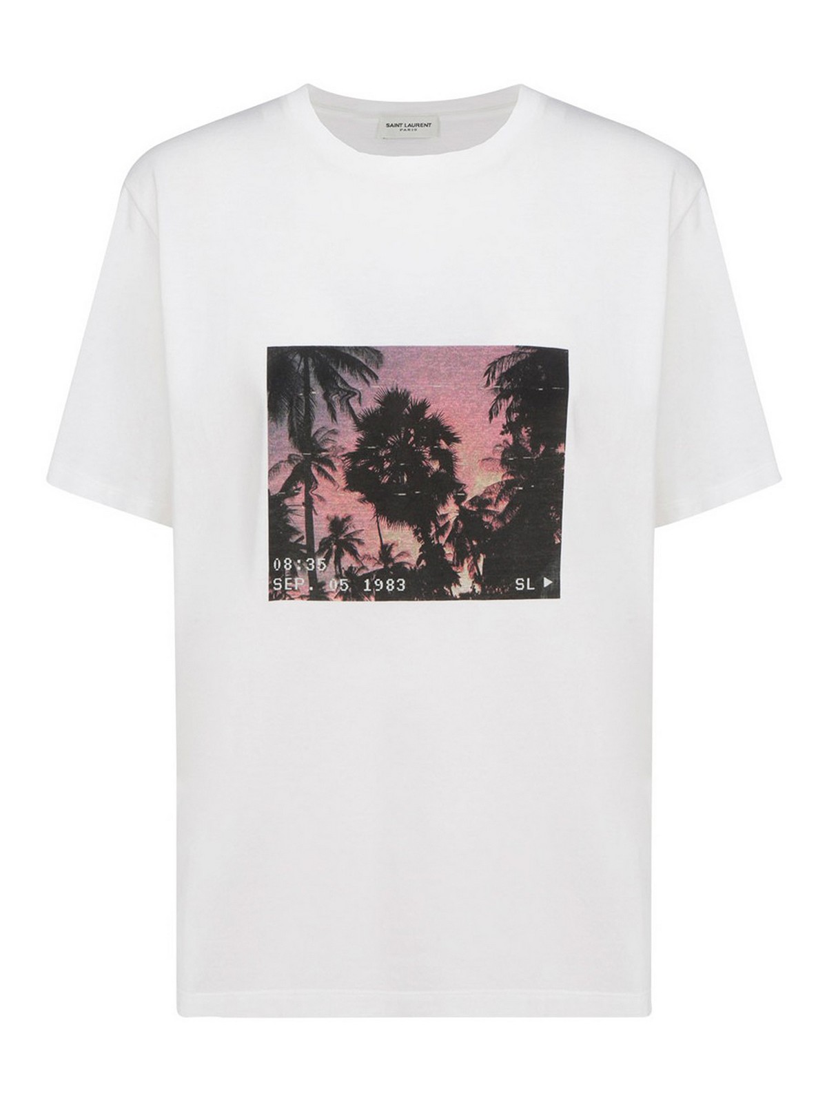Saint Laurent - VHS Sunset T-shirt - t-shirts - 646187Y36AA8486