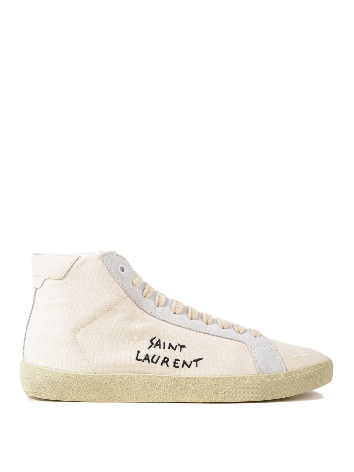 saint laurent high top trainers