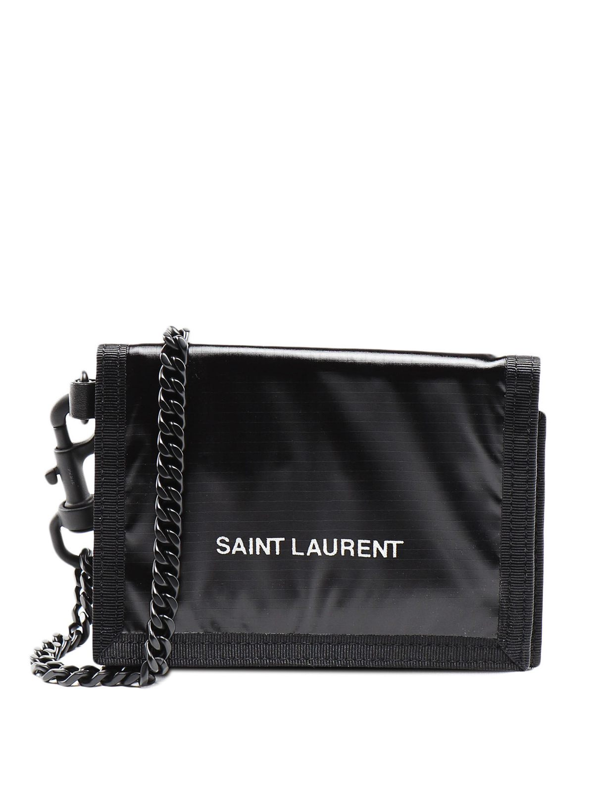 Wallets & purses Saint Laurent - Nuxx nylon logo print wallet 
