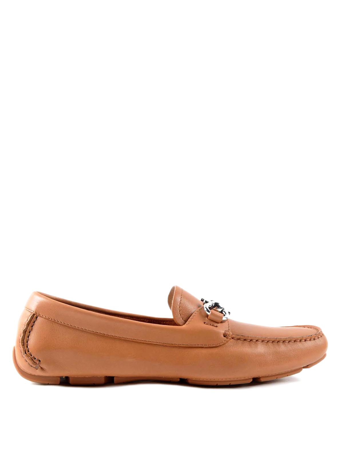 Loafers & Slippers Salvatore Ferragamo - Leather driver loafers ...