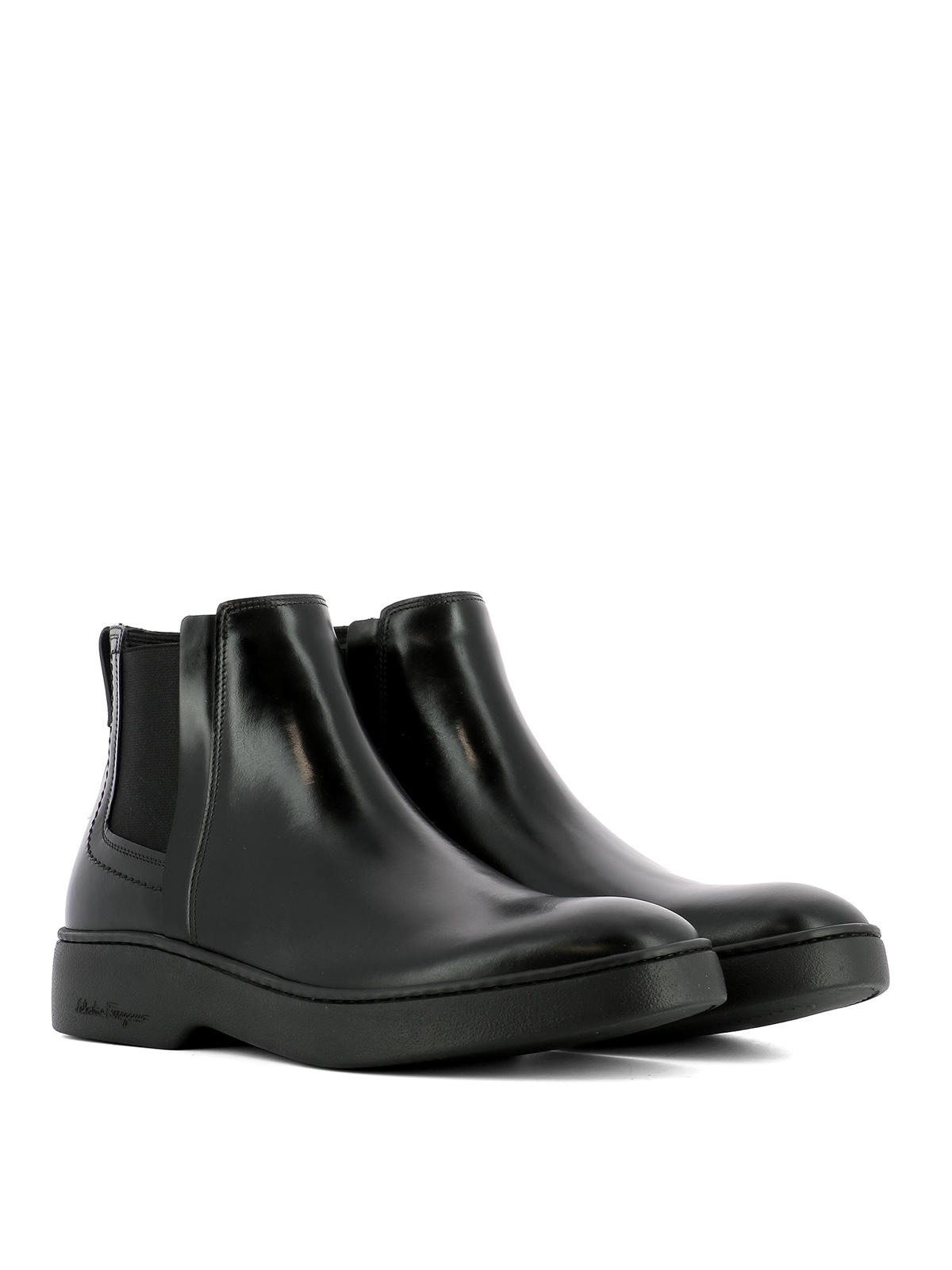 ferragamo black boots