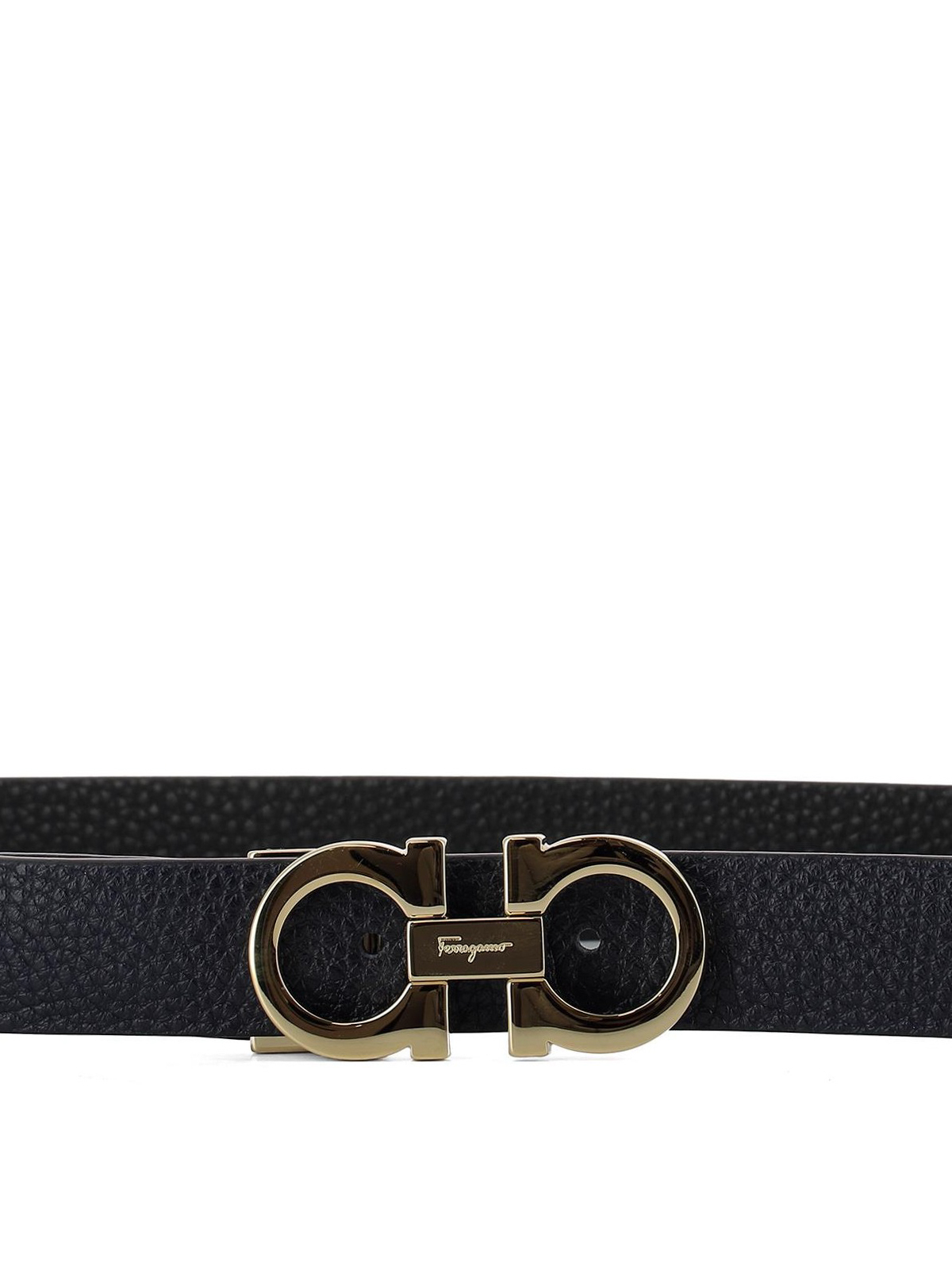 Salvatore Ferragamo - Gancini reversible leather belt - belts - 673955