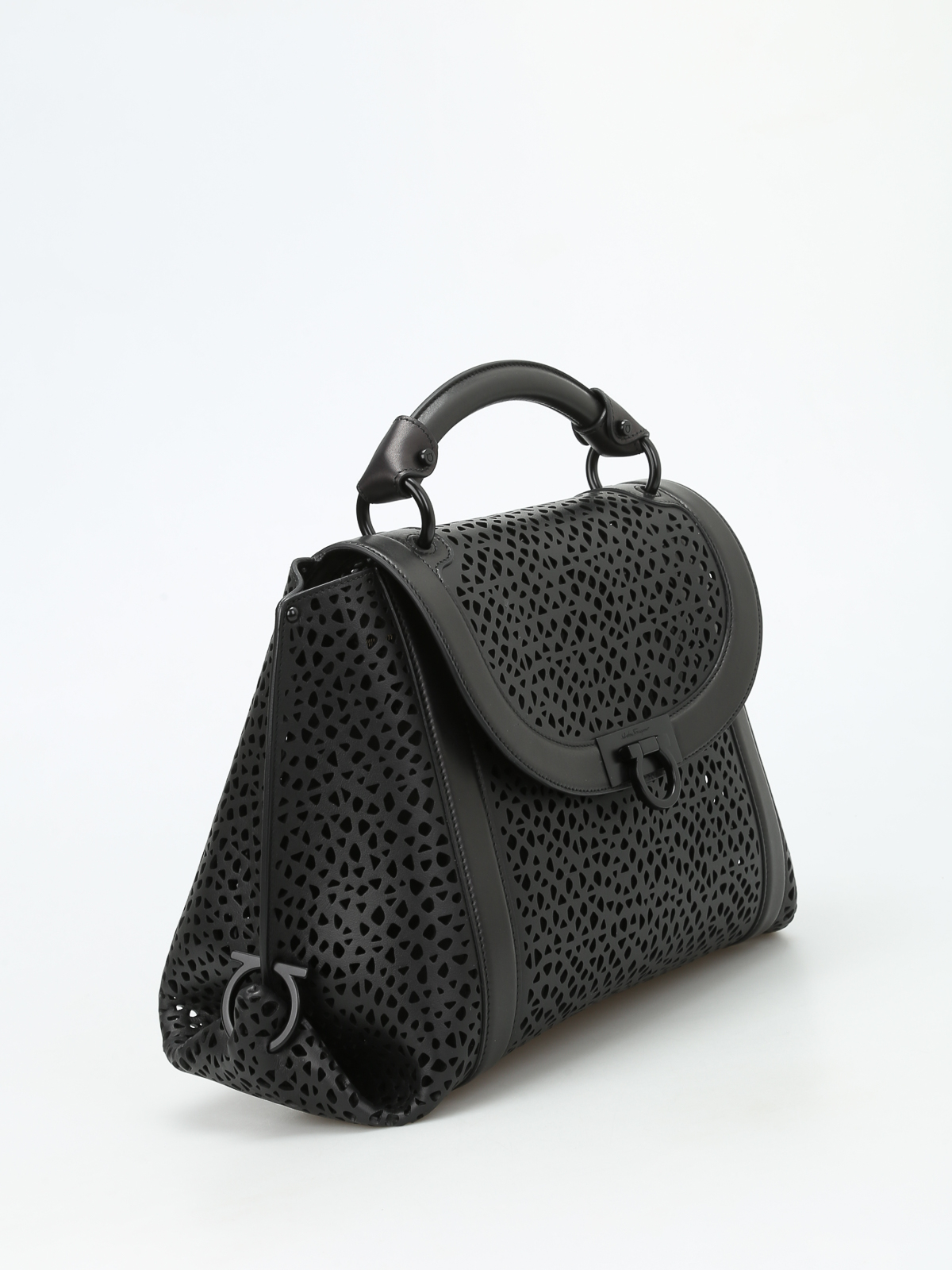 ferragamo laser cut bag