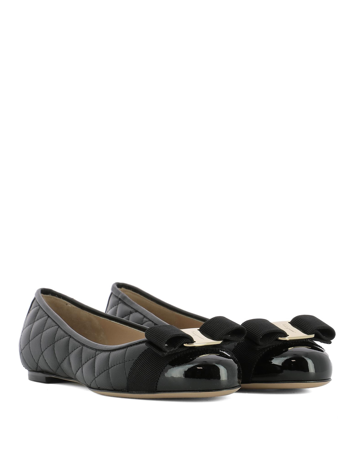 Varina quilted leather flats 