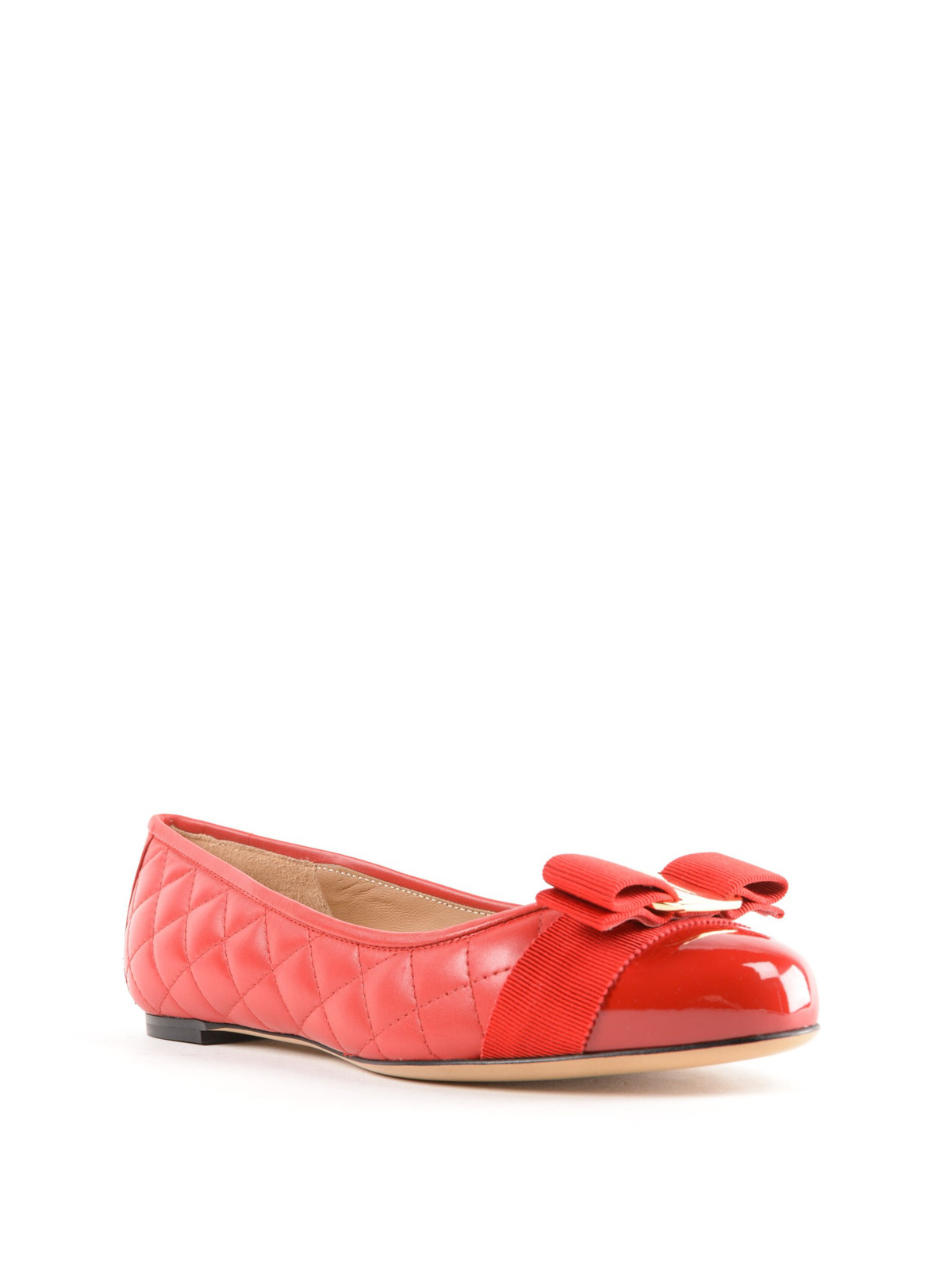 ferragamo quilted flats