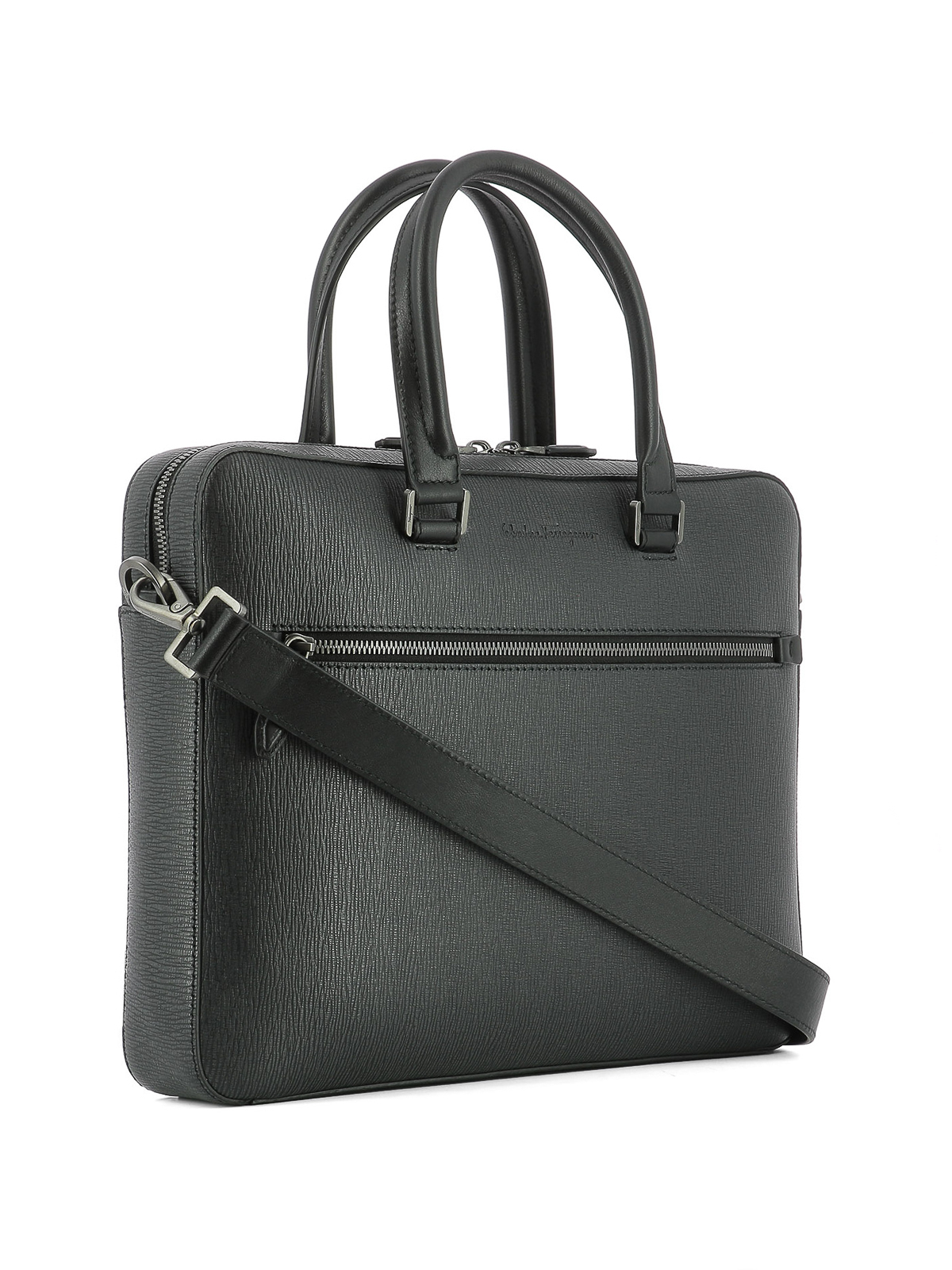 Laptop bags & briefcases Salvatore Ferragamo - Revival 3.0 briefcase ...