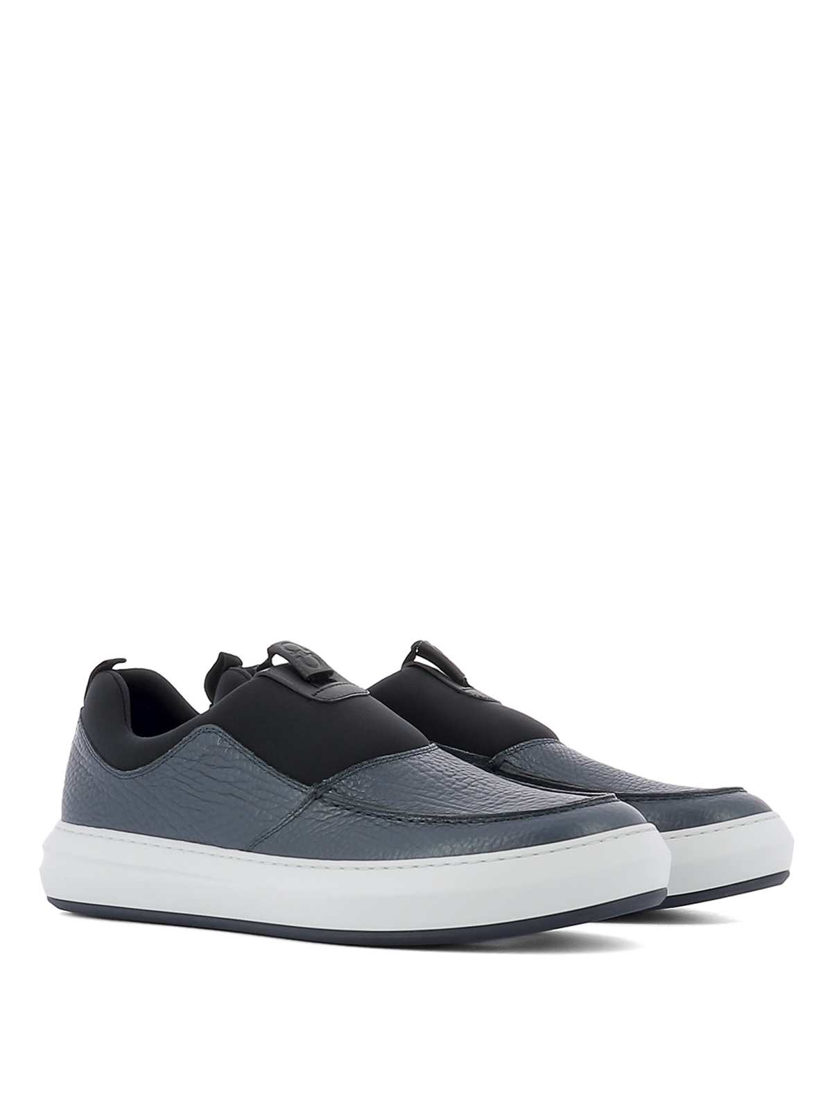 salvatore ferragamo slip on sneakers