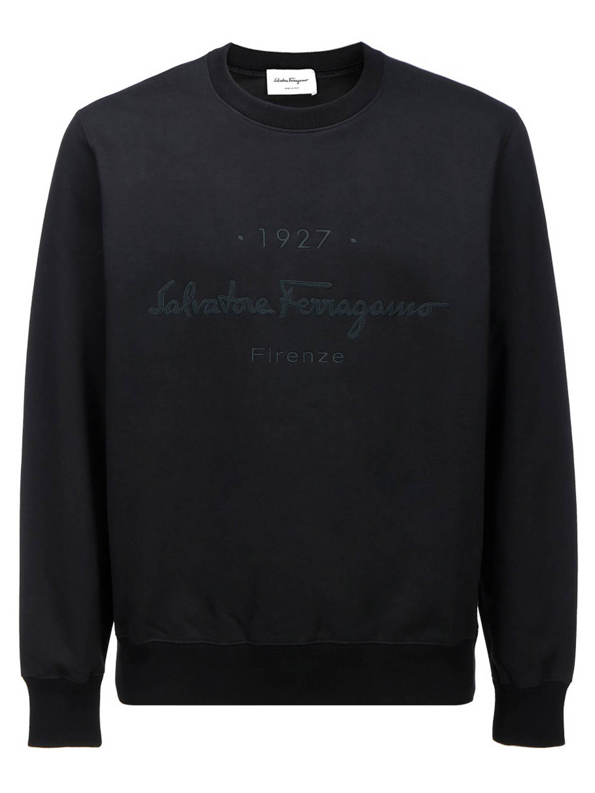 embroidery on crewneck