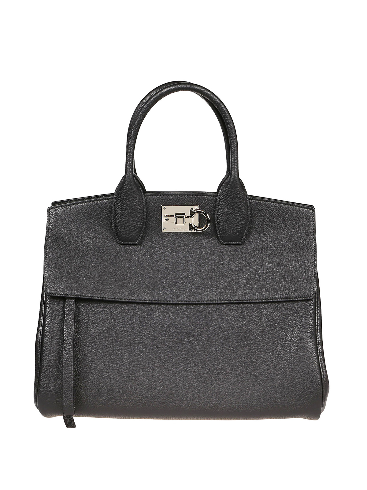 Totes bags Salvatore Ferragamo - Black leather Studio bag 