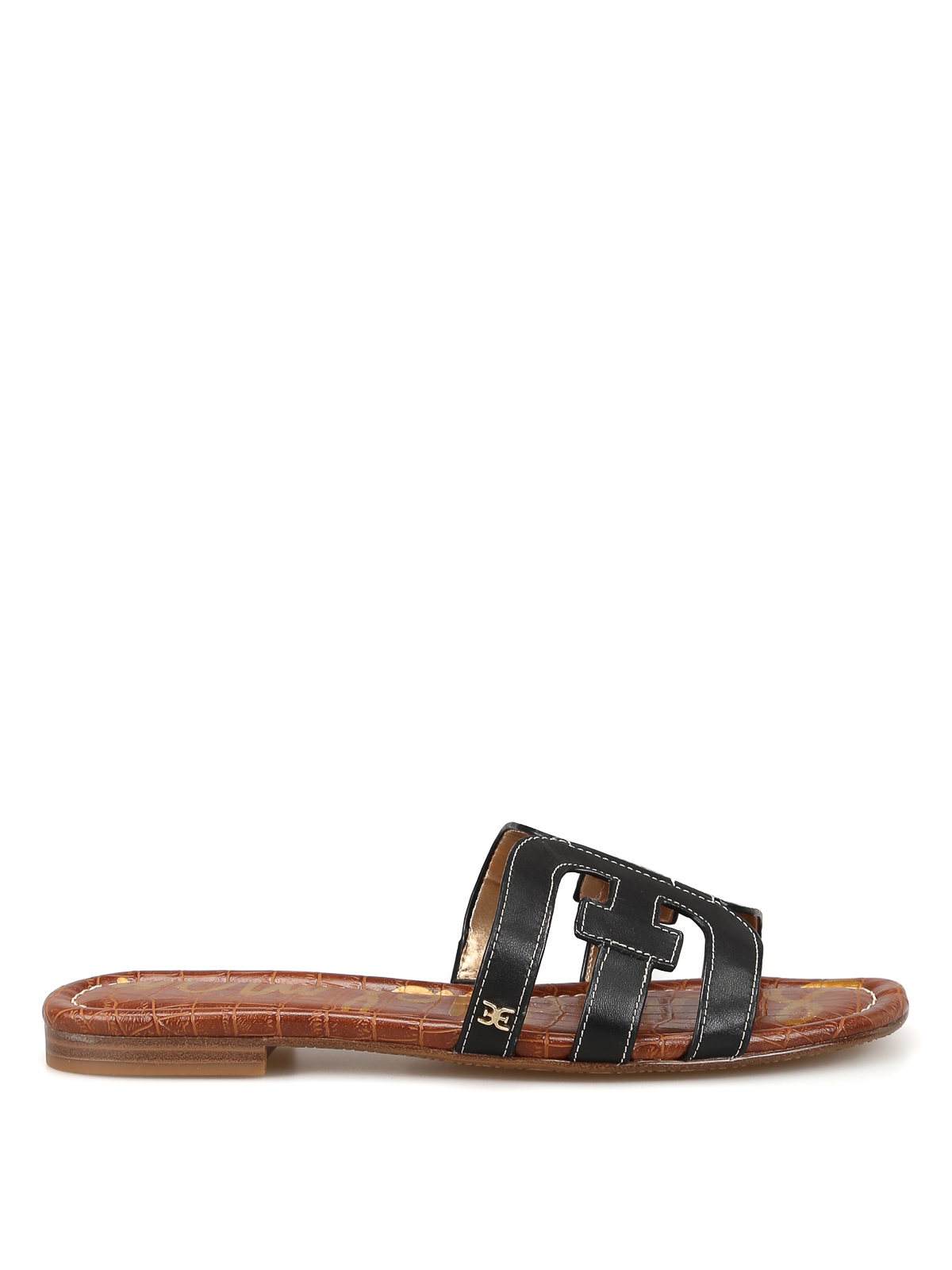 Sandals Sam Edelman - Bay black leather slide sandals - F6992L4001BAY