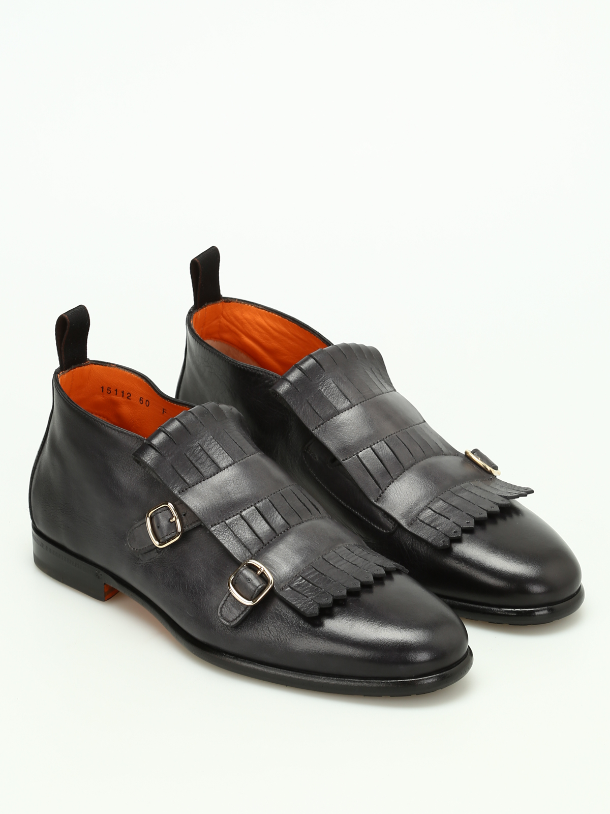 monk strap ankle boots