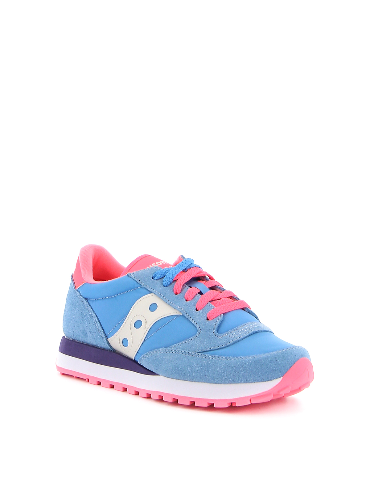 blue pink trainers