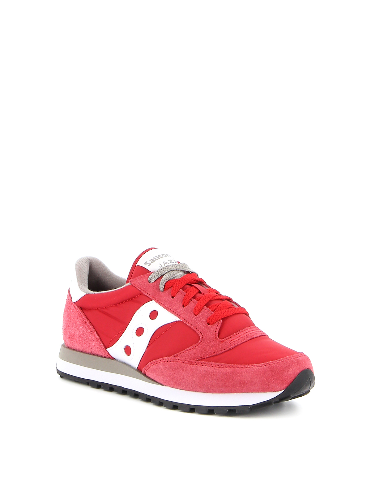 red saucony sneakers